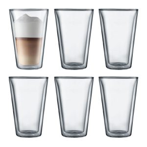 Bodum Canteen 6Pc 13.5Oz Double Wall Insulated Glasses-1