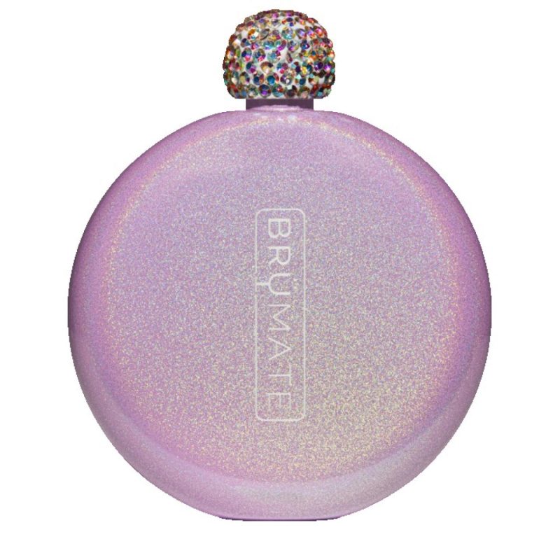 BruMate 5oz Glitter Flask-9