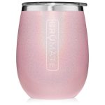 BruMate Stemless Uncork'd 14oz Wine Glass Glitter and Print Colors-5