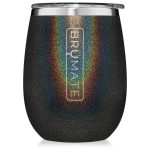 BruMate Stemless Uncork'd 14oz Wine Glass Glitter and Print Colors-6