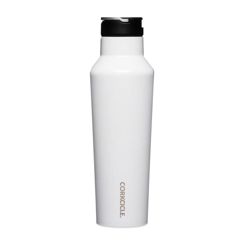 CORKCICLE® Sport Canteen - 20 Oz. - White-3