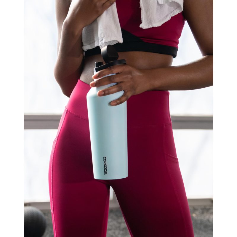 CORKCICLE® Sport Canteen Soft Touch- 20 Oz. - Powder Blue-6