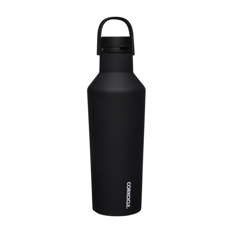 CORKCICLE® Sport Canteen Soft Touch 32 oz - Matte Black-4