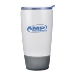 Celosia Double Wall Ceramic Tumbler w/Lid - 12oz-2