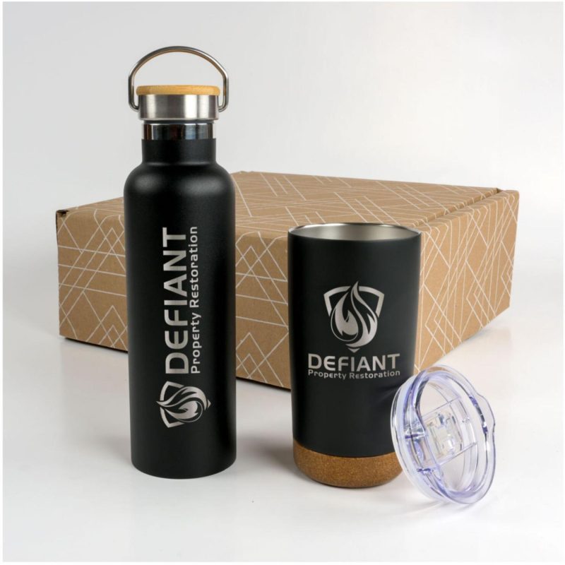Cork And Bamboo Drinkware Set-2