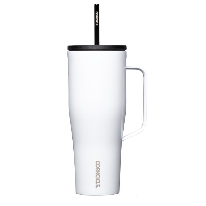 Corkcicle 30 Oz Cold Cup Xl - Gloss White-1