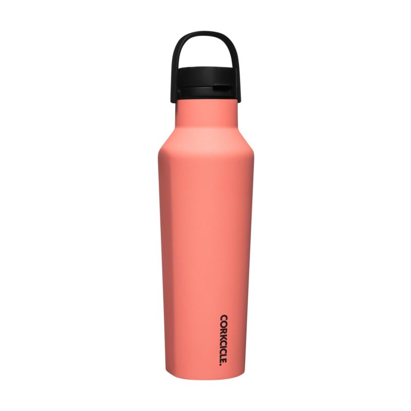 Corkcicle® 20 Oz. Series A Sport Canteen - Neon Lights Coral-1