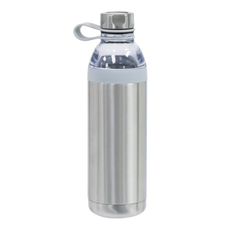 Dual Opening Stainless Steel Water Bottle - 20 Oz.-4