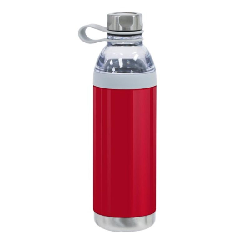 Dual Opening Stainless Steel Water Bottle - 20 Oz.-8
