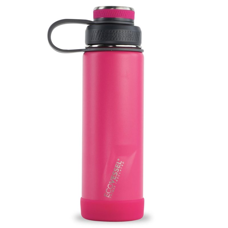 EcoVessel-Boulder-20-Oz-Trimax®-Ss-Water-Bottle-Wild-Magenta-BLDR20WM EcoVessel Boulder 20 Oz Trimax® Ss Water Bottle - Wild Magenta-1