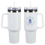 Ohana 40 oz Stainless Steel/Polypropylene Mug with Color-Matching Handle-9