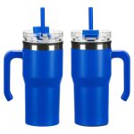 Outback 20 oz Stainless Steel/Polypropylene Mug with Lid and Straw-10