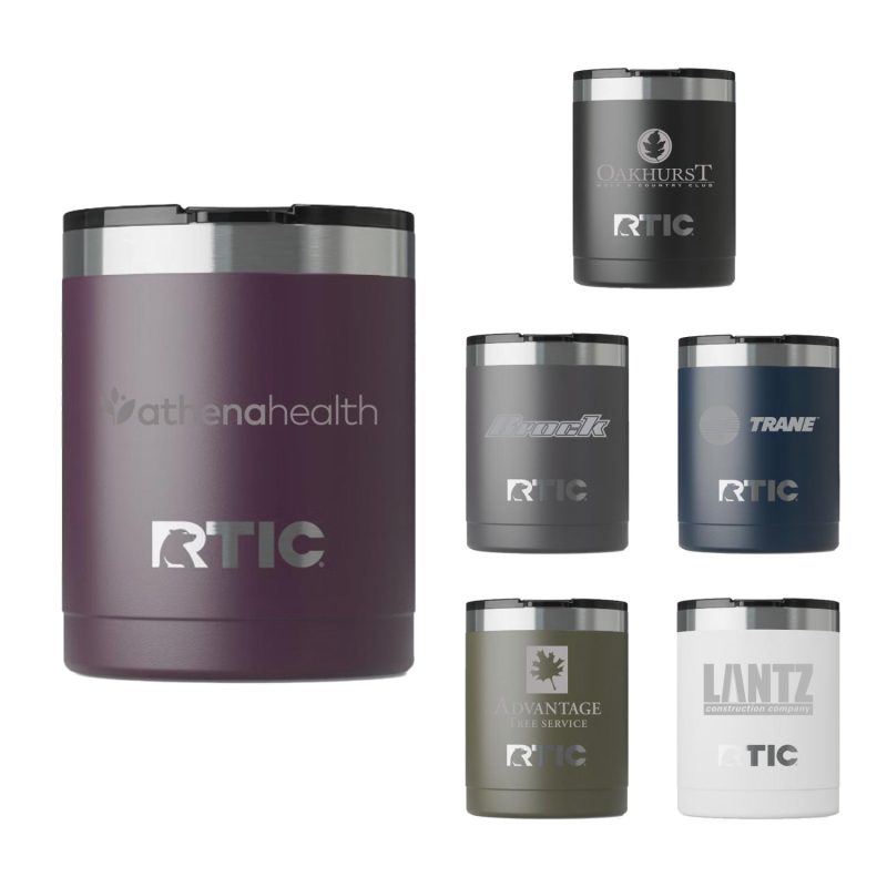 RTIC 12oz Stainless Steel Ceramic-Lined Lowball Tumblers-1