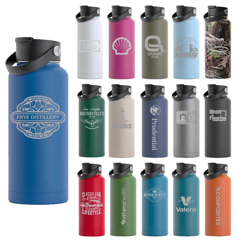 RTIC-32oz-Ringed-Stainless-Steel-Bottles-RSR-32B RTIC 32oz Ringed Stainless Steel Bottles-1