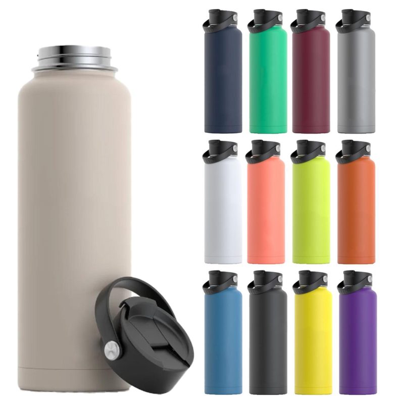 RTIC 40oz Ringed Stainless Steel Bottles-2