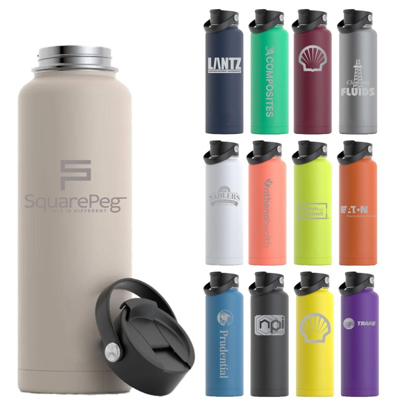 RTIC 40oz Ringed Stainless Steel Bottles-1