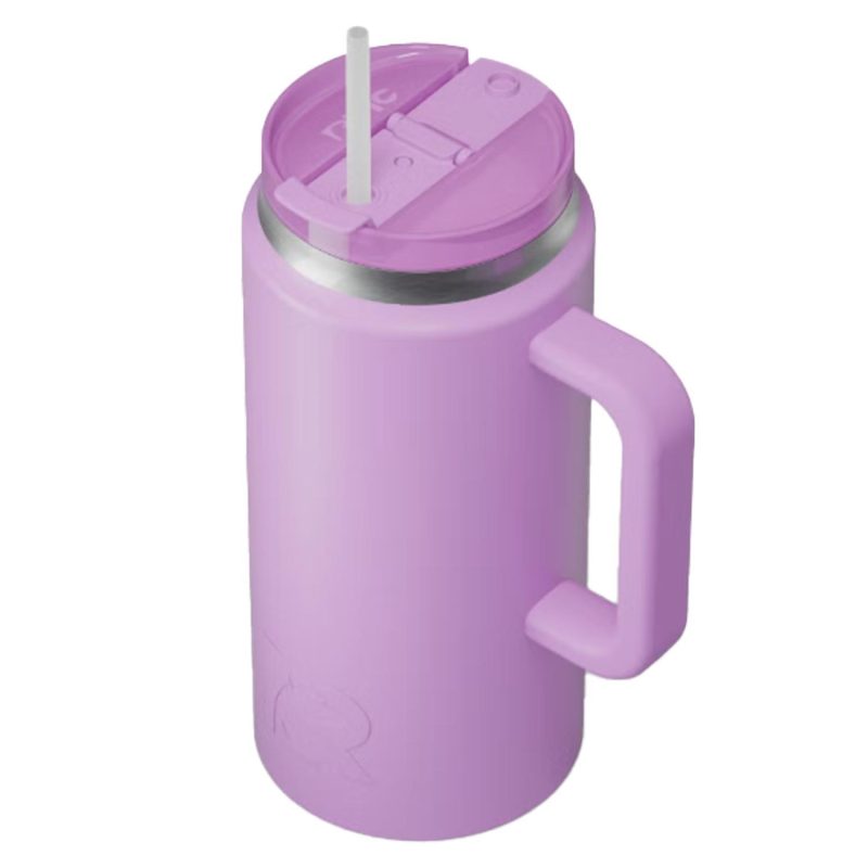 RTIC 64oz Ringed Stainless Steel Ceramic Lined Travel Mug-8