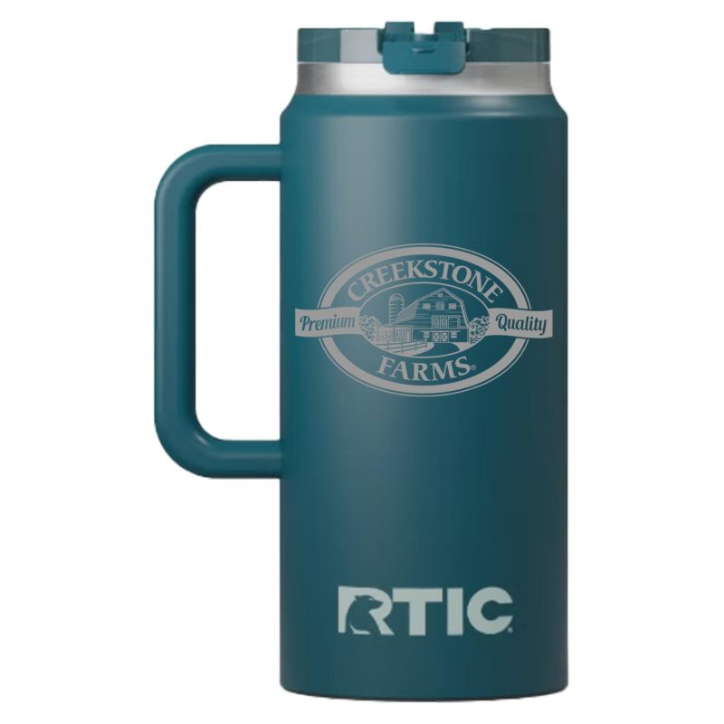 RTIC 64oz Ringed Stainless Steel Ceramic Lined Travel Mug-9