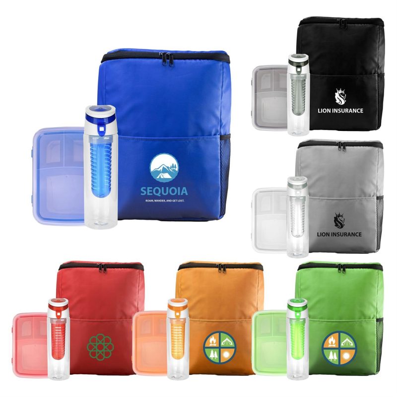 Sporty RPET Lunch To Go & Drink Set-1
