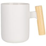 Tokyo 12 Oz Ceramic Mug with Wooden Handle-5