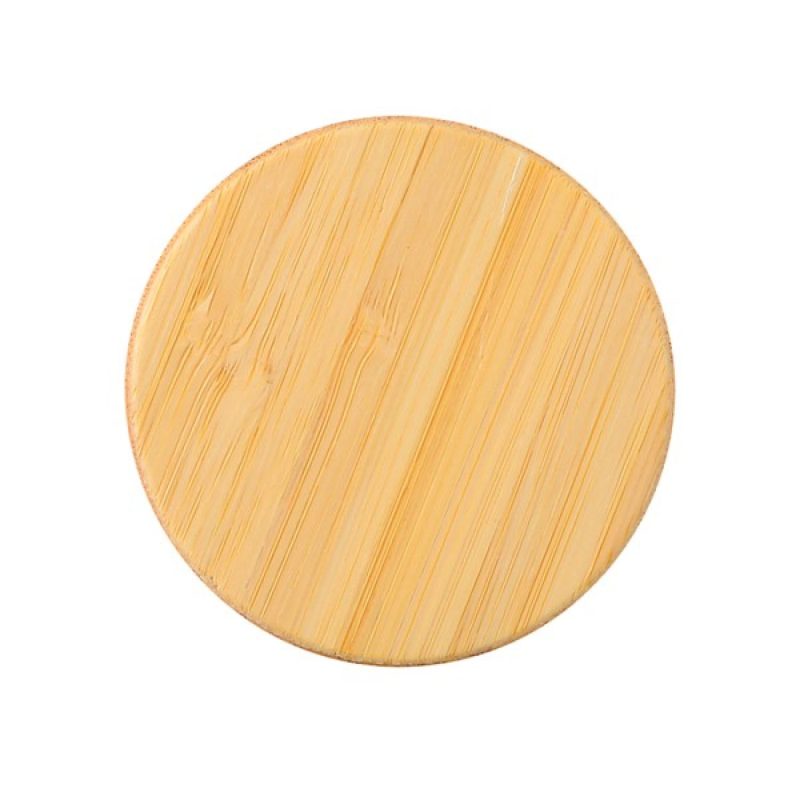 Williston 10oz Double Wall Ceramic Mug w/Bamboo Lid-3