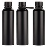 Avento 25 oz Recycled Aluminum Bottle with Silicone Loop-4