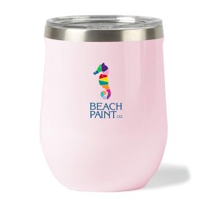 CORKCICLE® Stemless Wine Cup - 12 Oz. - Powder Puff-1