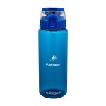 Cool Gear® Cylinder Bottle with Halo Lid - 32 Oz. - Blueberry-1