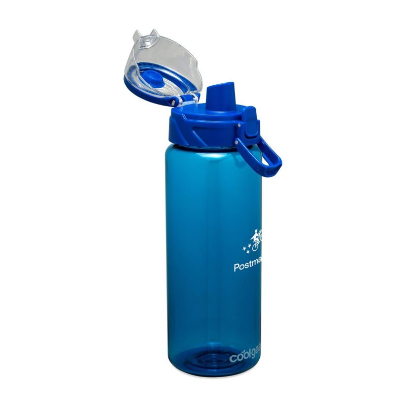 Cool Gear® Cylinder Bottle with Halo Lid - 32 Oz. - Blueberry-7