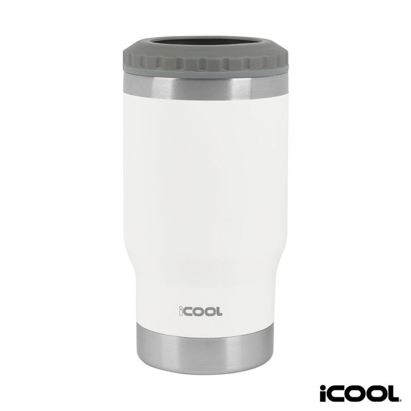 iCOOL Oswego 14 oz. Double Wall Stainless Steel Can Cooler / Tumbler-3
