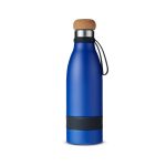 19 oz Double Wall Vacuum Insulated Bottle With Cork Lid-5