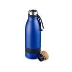 19 oz Double Wall Vacuum Insulated Bottle With Cork Lid-6
