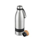19 oz Double Wall Vacuum Insulated Bottle With Cork Lid-8