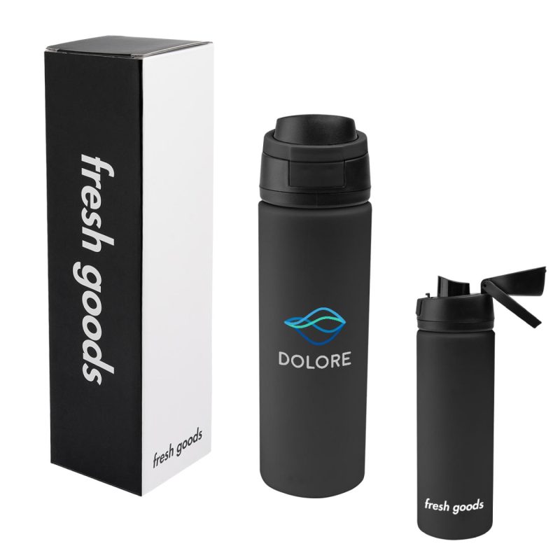 Fresh Goods 24 Oz. Pop Sip Recycled Stainless Steel Bottle-4