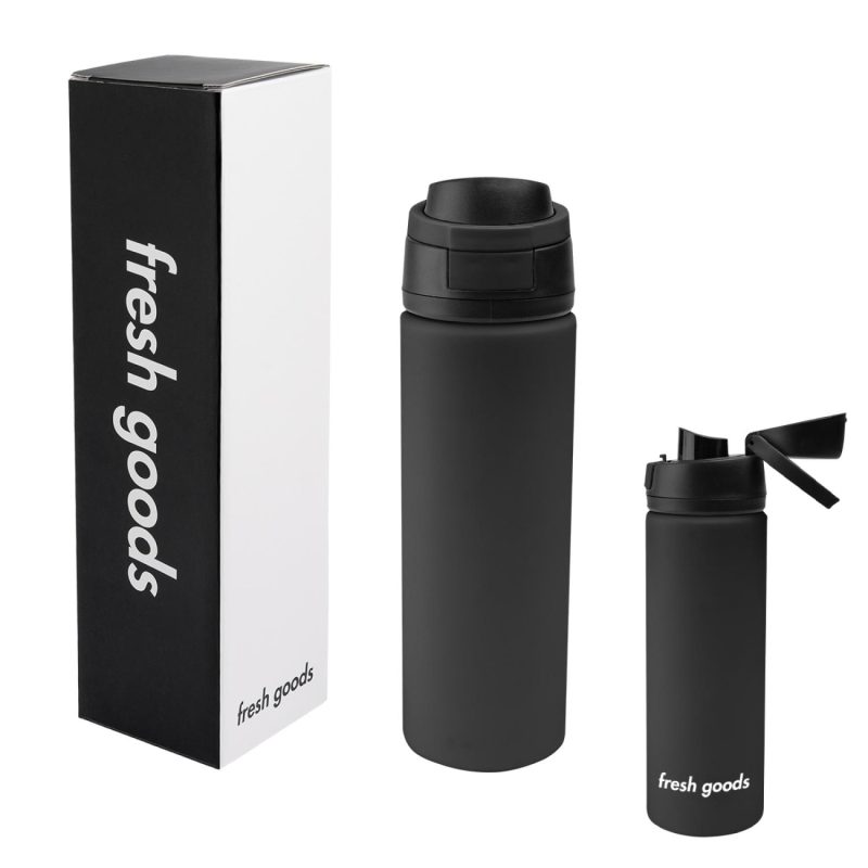 Fresh Goods 24 Oz. Pop Sip Recycled Stainless Steel Bottle-5