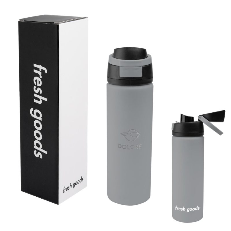 Fresh Goods 24 Oz. Pop Sip Recycled Stainless Steel Bottle-10