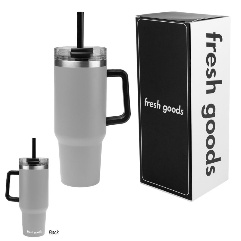 Fresh Goods 40 Oz. Intrepid Stainless Steel Tumbler-10