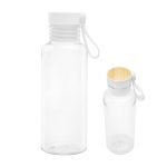 20 Oz. Case Rpet Bottle With Bamboo Accent Lid And Silicone Easy Carry Handle-2