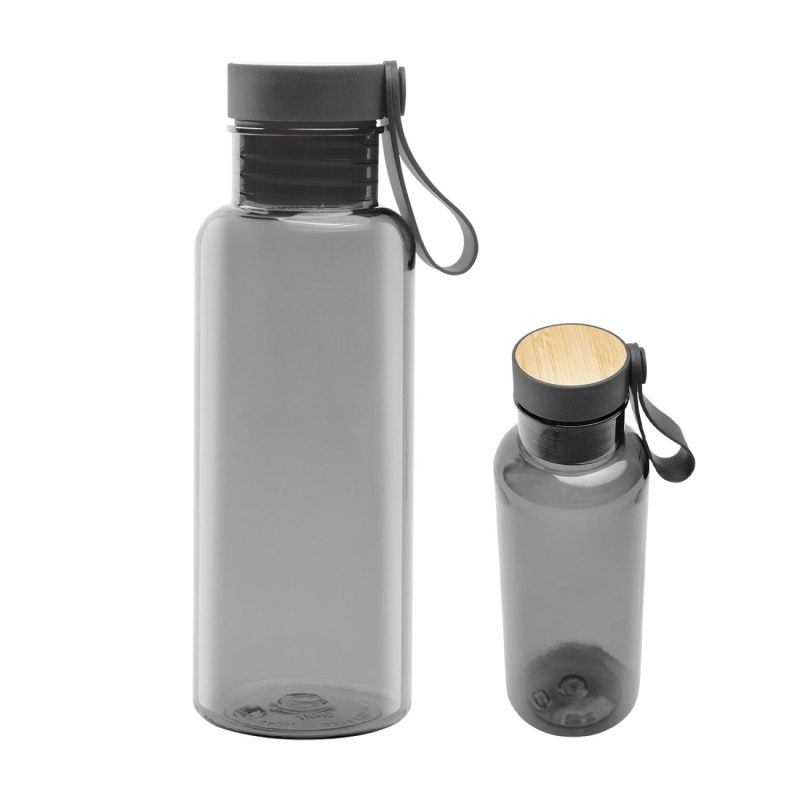 20 Oz. Case Rpet Bottle With Bamboo Accent Lid And Silicone Easy Carry Handle-8