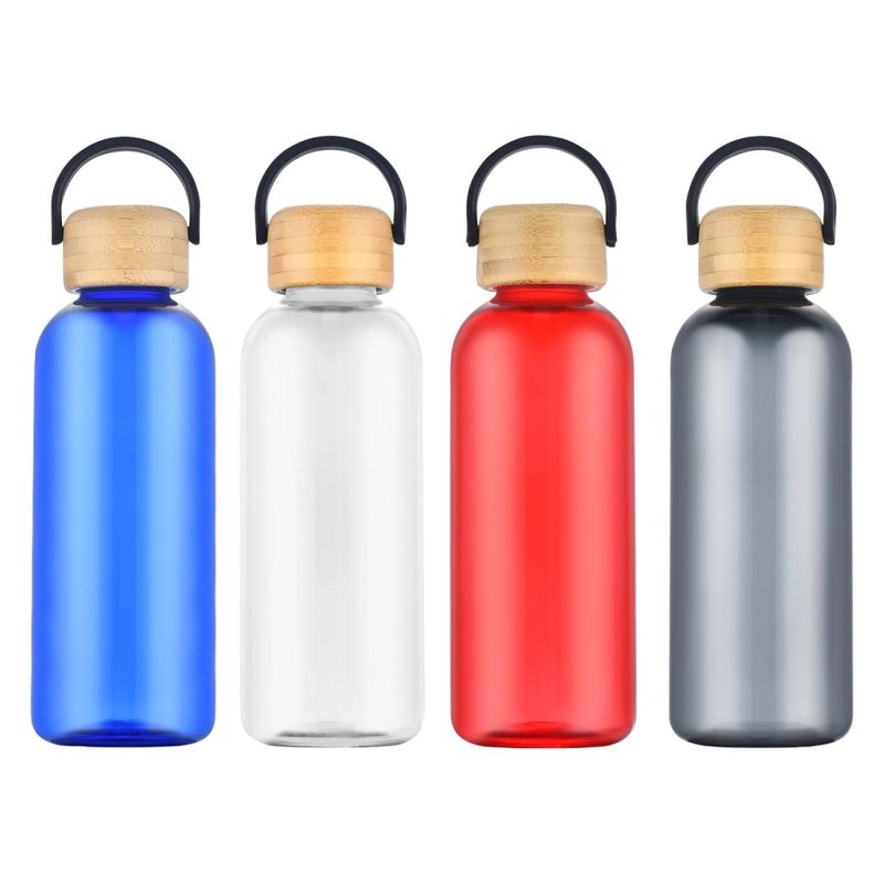 Sanzio 21 oz RPET Bottle with Bamboo Lid-2