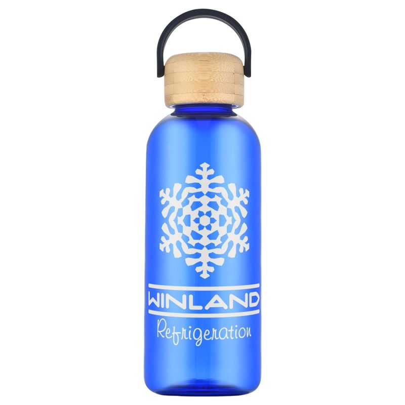 Sanzio 21 oz RPET Bottle with Bamboo Lid-3
