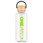 Sanzio 21 oz RPET Bottle with Bamboo Lid-5