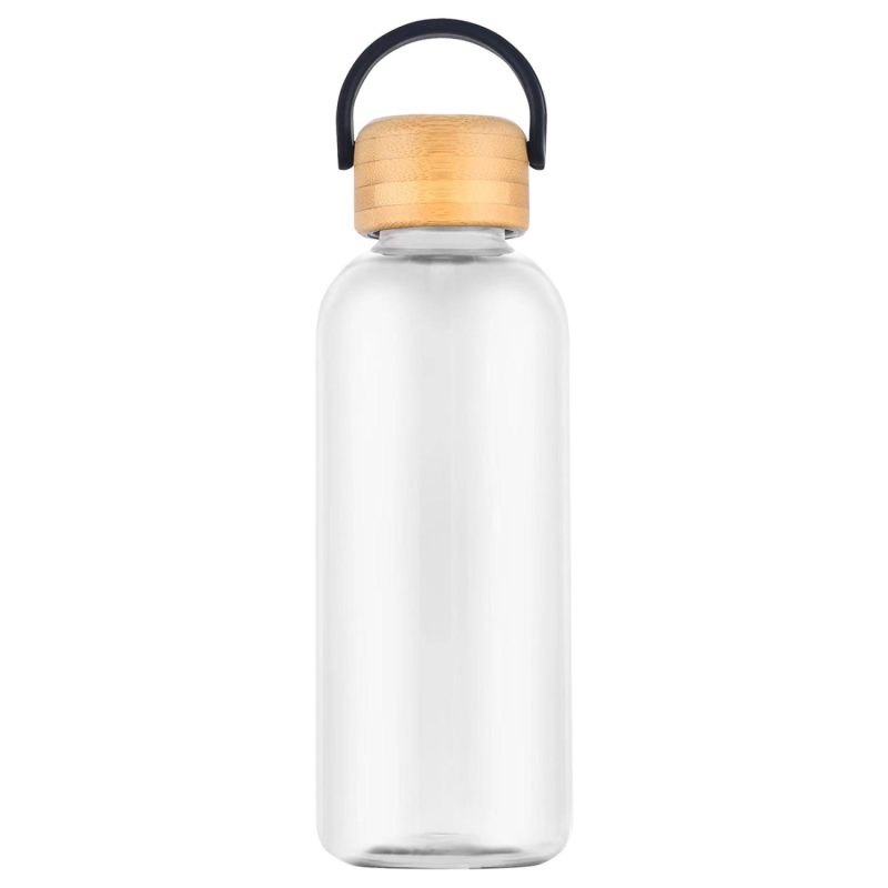 Sanzio 21 oz RPET Bottle with Bamboo Lid-6