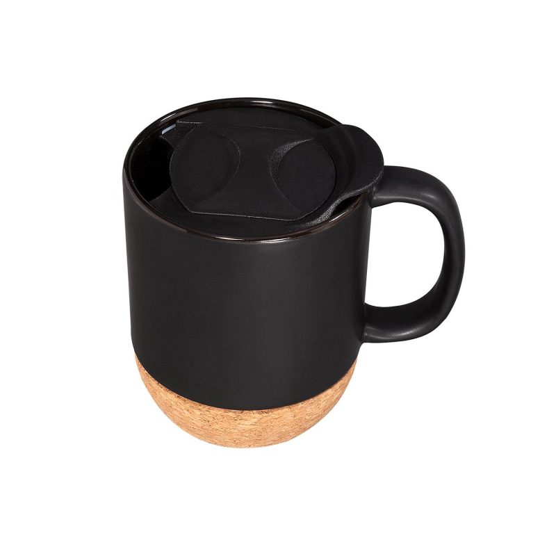 14 oz Ceramic Mug With Cork Base-3