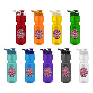 Blazer 28oz Transparent Bike Bottle w/Drink-thru Lid-1