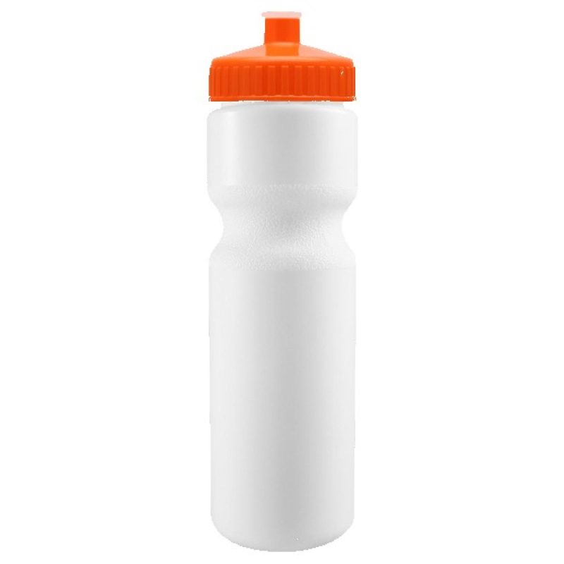 Cyclo-Cross 28oz Bike Bottle - White w/Push-Pull Lid-9