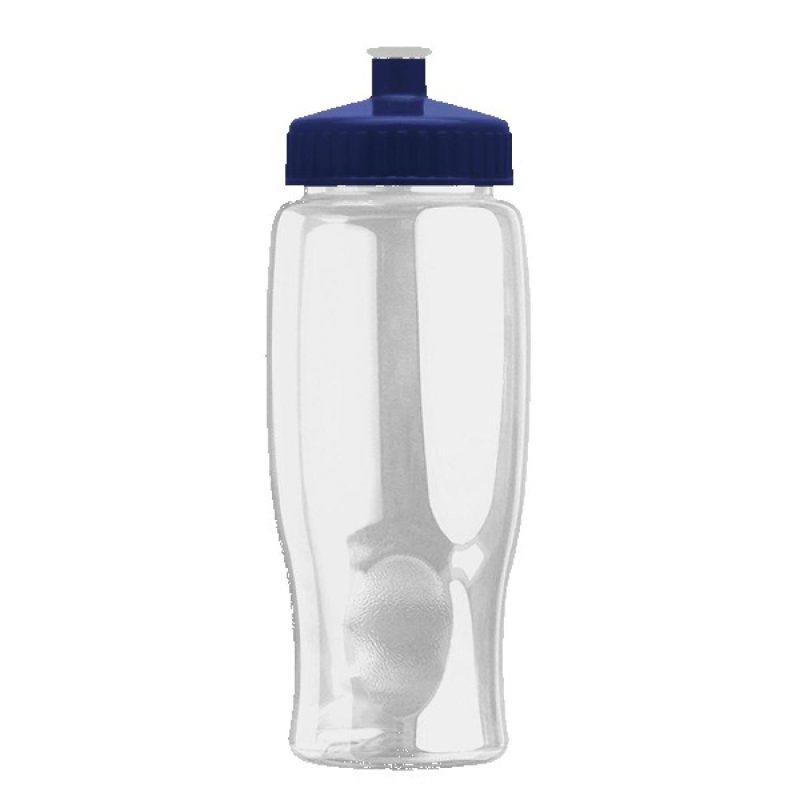 Rotation 27oz Transparent Contour Bottle w/Push-Pull Lid-2