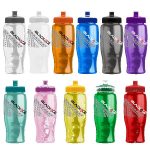 Rotation 27oz Transparent Contour Bottle w/Push-Pull Lid-1