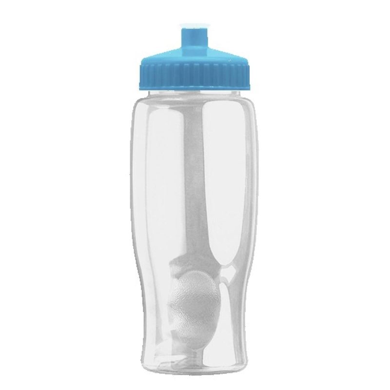 Rotation 27oz Transparent Contour Bottle w/Push-Pull Lid-3
