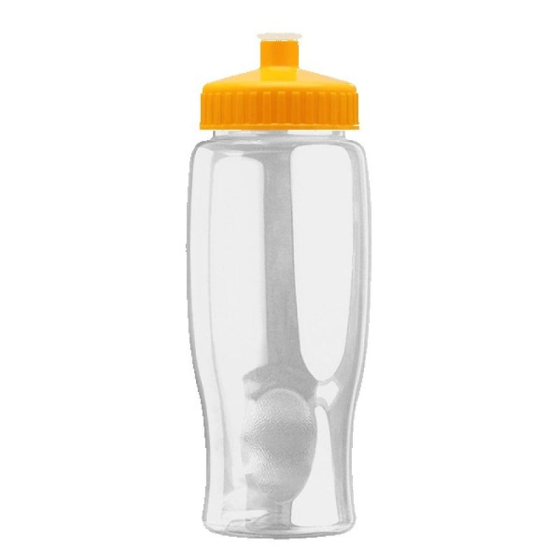 Rotation 27oz Transparent Contour Bottle w/Push-Pull Lid-5